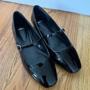 MANGO Black Patent Leather Mary Jane’s